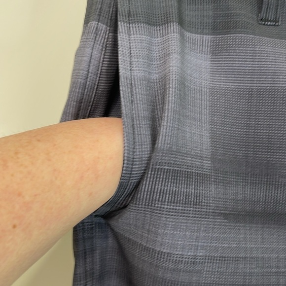 Vans Vanphibian Men’s Water Board Shorts Navy Blue Plaid Pockets Quick Dry 32 - Picture 6 of 13